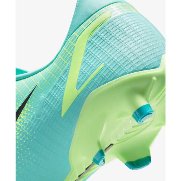Nike Vapor 14 Academy FG/MG Turq Lime Soccer Cleats Mens 11.5 Wmns 13 CU5691-403 - Picture 9 of 9